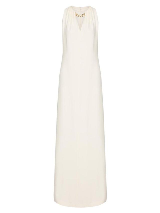 Womens Cady Couture Chain-Embellished Gown - Ivory - Size 2 - Ivory - Size 2 Product Image