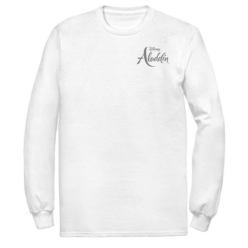 Disneys Aladdin Mens Logo Long Sleeve Graphic Tee Product Image