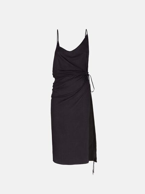 Black midi dress Product Image