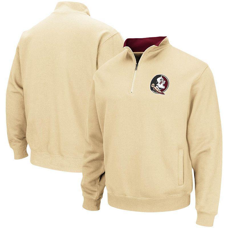 Mens Colosseum Gold Florida State Seminoles Tortugas Logo Quarter-Zip Jacket Product Image