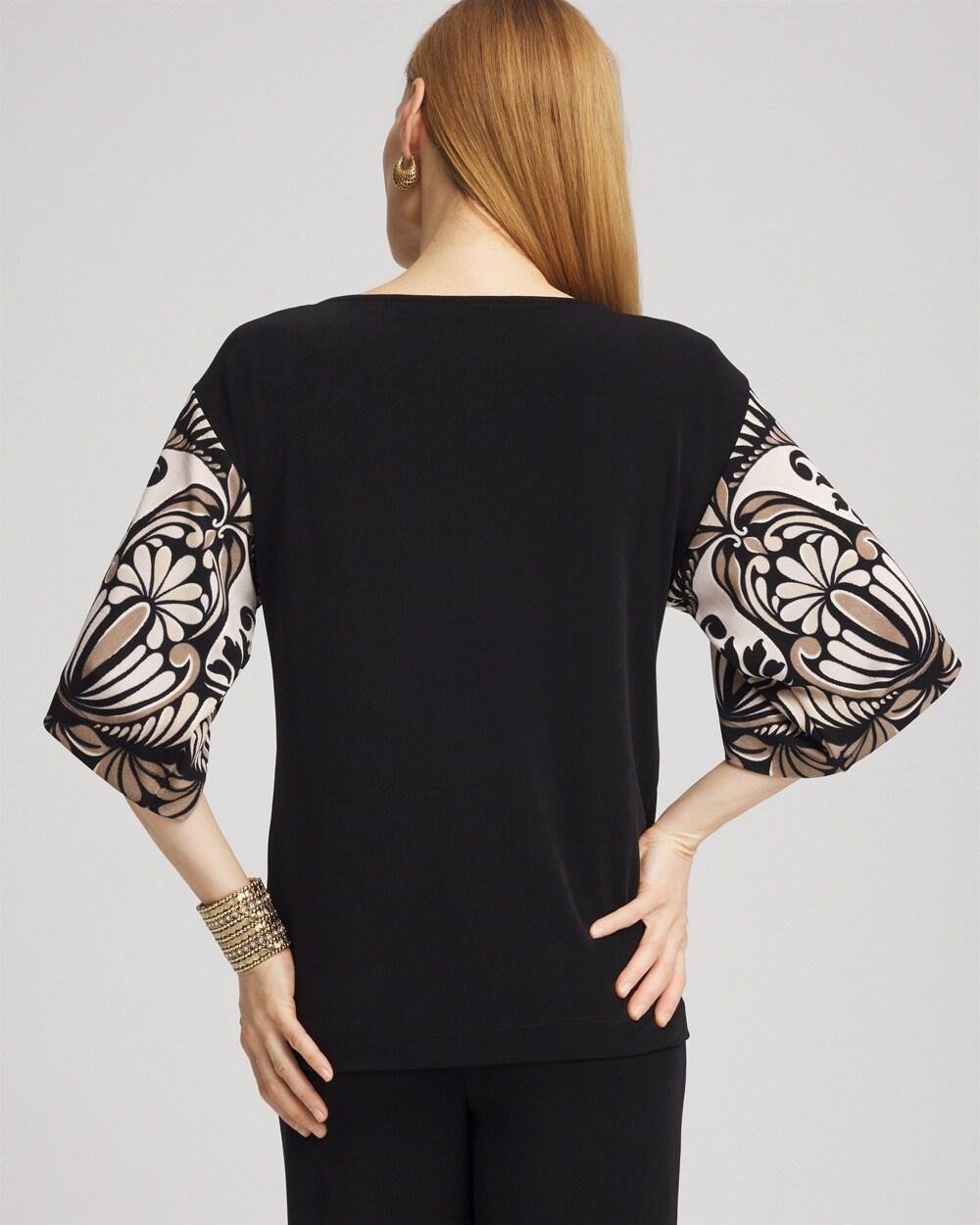 Travelers™ Border Print Kimono Top Product Image