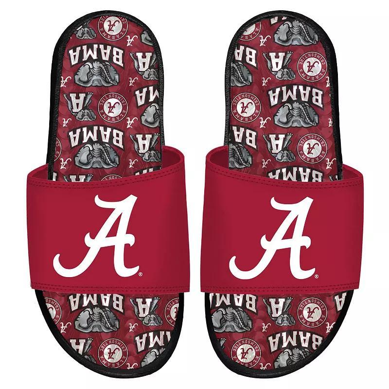 Youth ISlide Alabama Crimson Tide Team Pattern Gel Slide Sandals, Boys Product Image