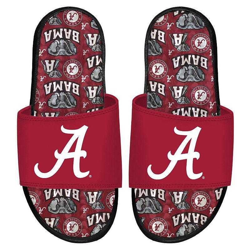 Youth ISlide Alabama Crimson Tide Team Pattern Gel Slide Sandals, Boys Product Image