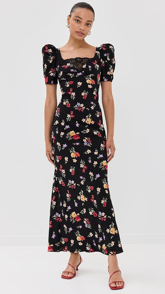 Rodarte Tulip Printed Silk Dress | Shopbop Product Image