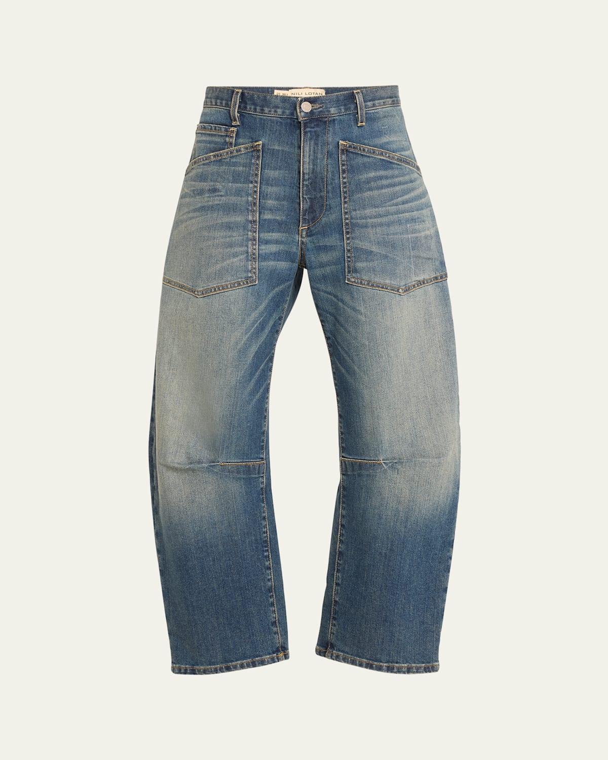 Nili Lotan Shon Barrel Jeans Product Image