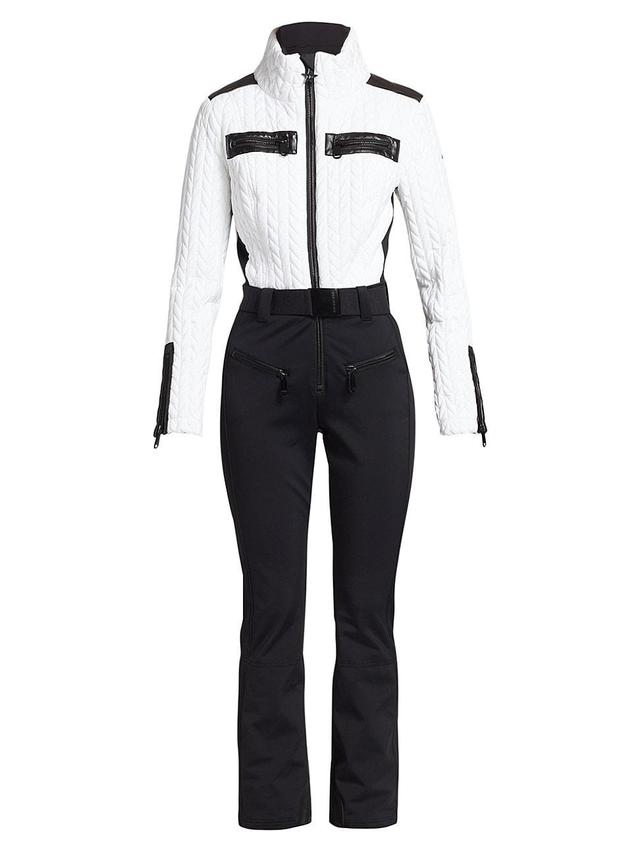 Womens Vision Belted Padded Ski Jumpsuit Product Image