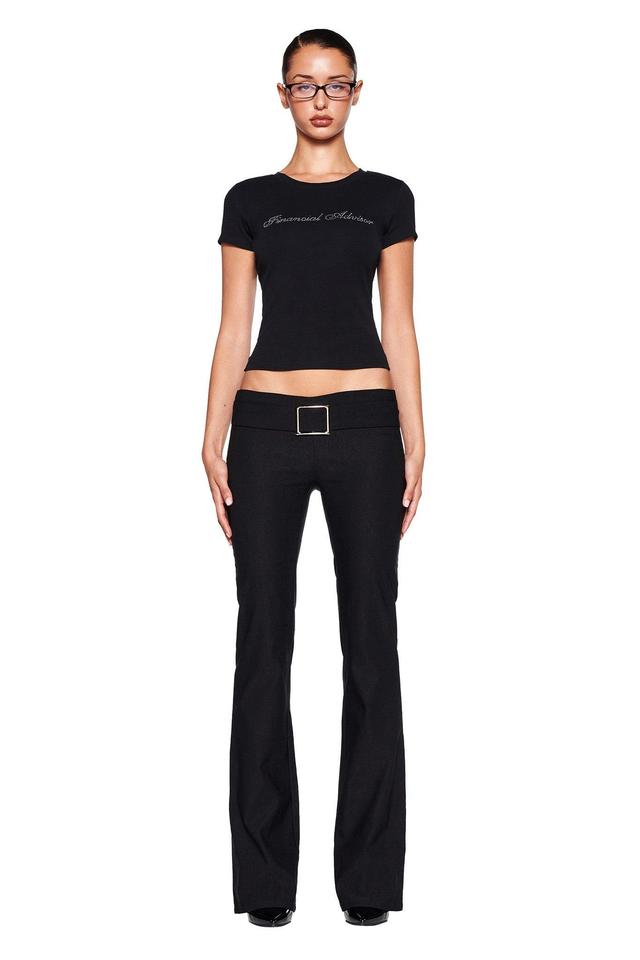 ODEZIA TOP - BLACK:DIAMONTE Product Image