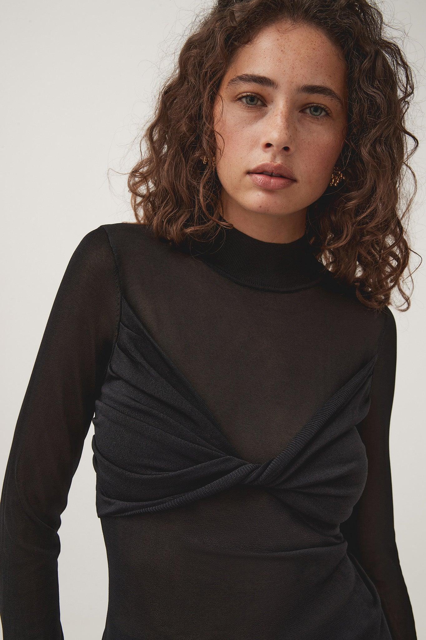 Alchemy Twist Crop Knit Top Product Image