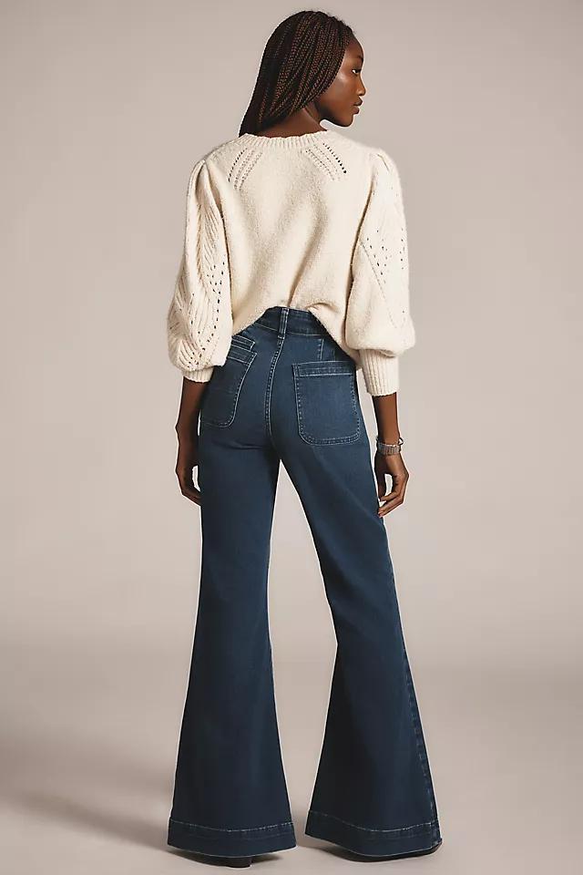 Maeve High-Rise Mega-Flare Jeans Product Image