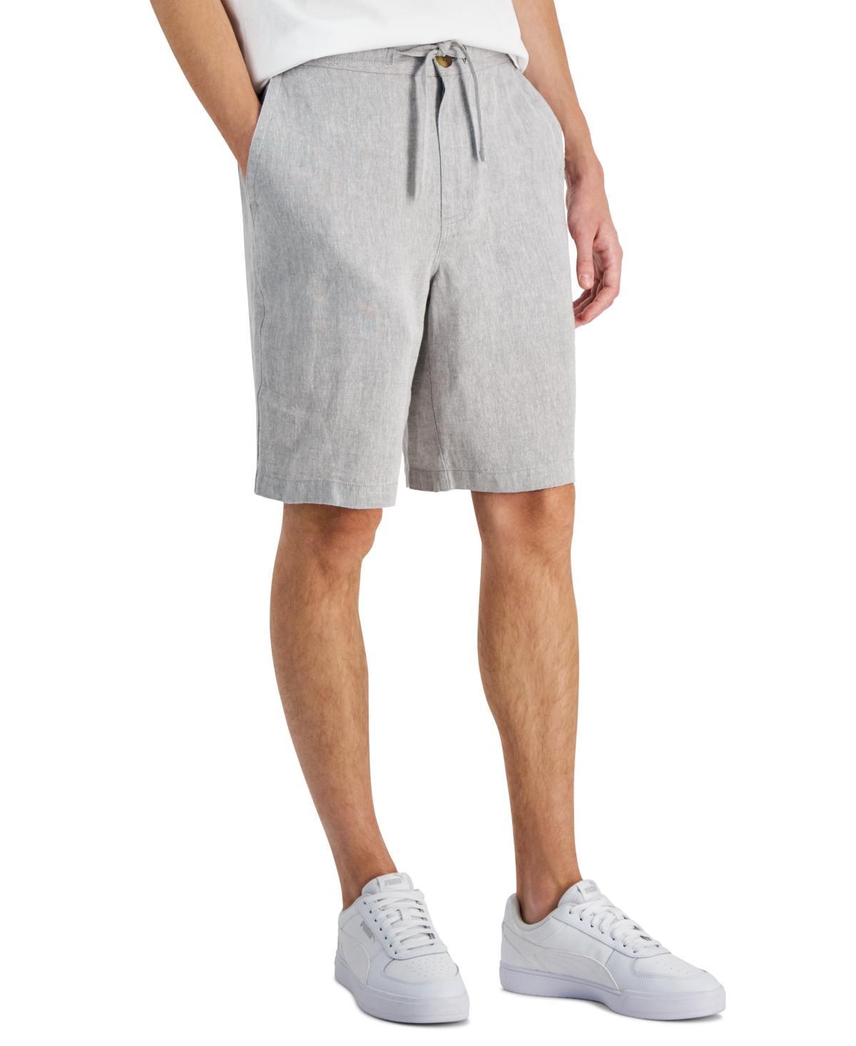 Club Room Mens Linen 9 Drawstring Shorts, Created for Macys Product Image