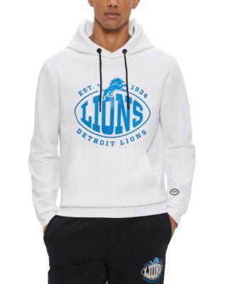 Boss by Hugo Boss Mens Boss x Detroit Lions Nfl Hoodie Product Image