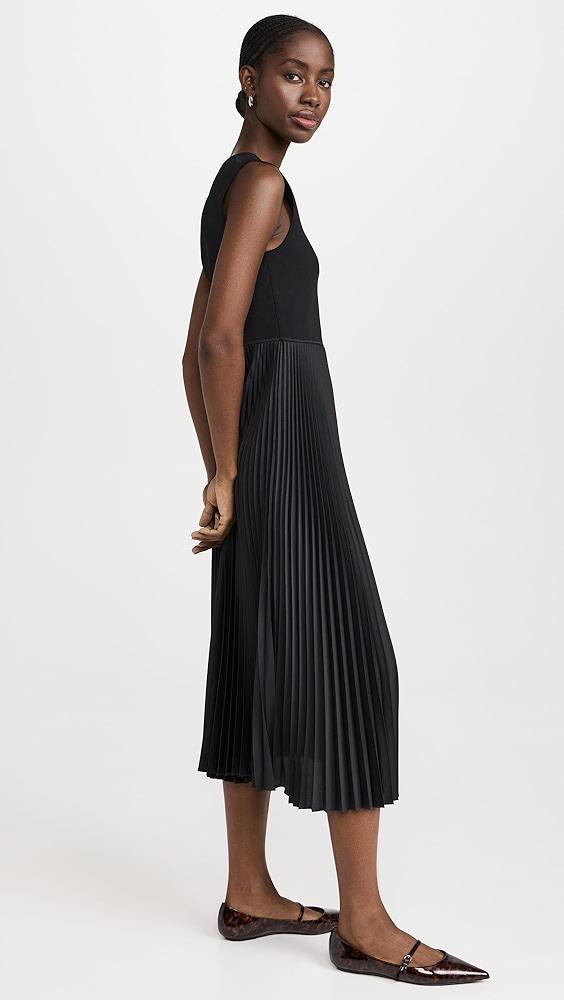 Theory Crew Sleeveless Pleated Dress | Shopbop Product Image