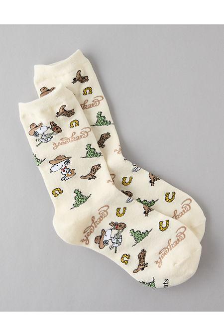 AE Peanuts Western Crew Socks Women's Product Image