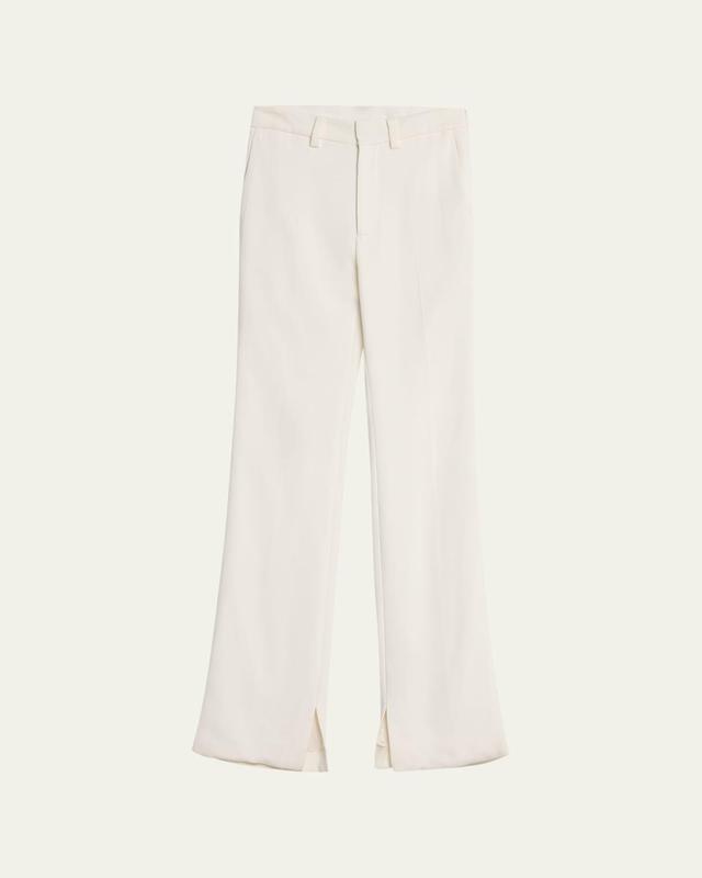 Womens Slit-Inseam Straight-Leg Trousers Product Image