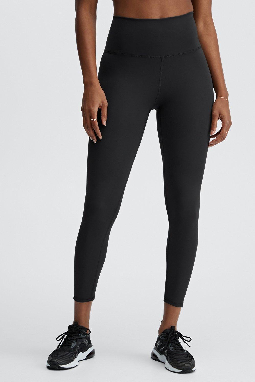 Fabletics Ultra High-Waisted PureLuxe 7/8 Legging Womens black plus Size 3X Product Image