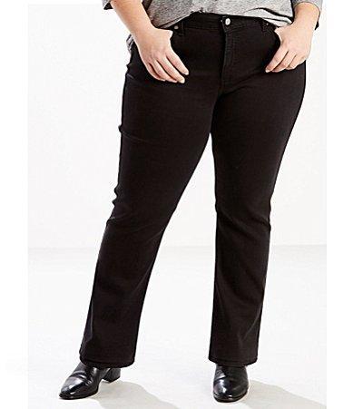 Levis Plus Size Classic Straight Leg Mid Rise Jeans Product Image