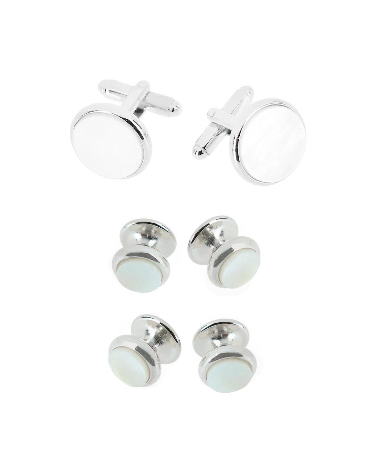 Trafalgar Sutton Mother of Pearl Cuff Link & Stud Set Product Image