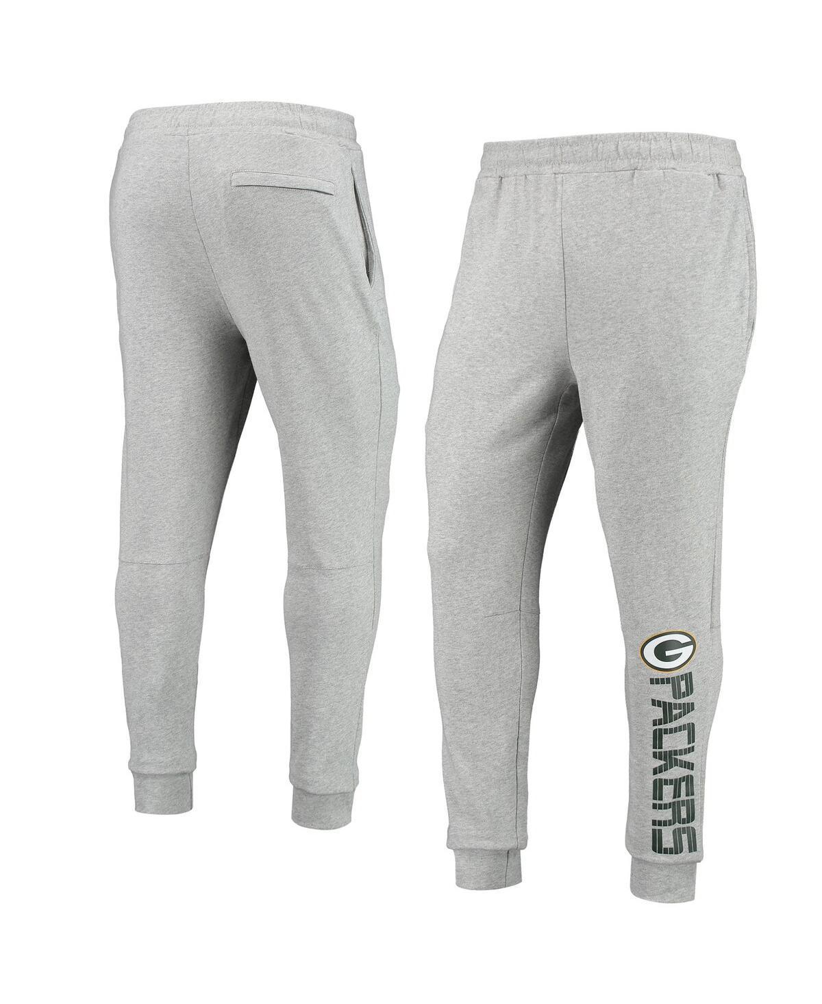 Mens Msx by Michael Strahan Heathered Gray Green Bay Packers Jogger Pants Product Image