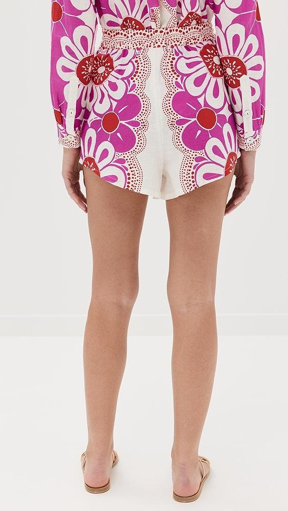 FARM Rio Maia Off White Shorts | Shopbop Product Image