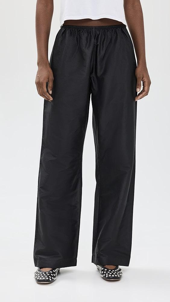 DONNI. The Taffeta Simple Pants | Shopbop Product Image