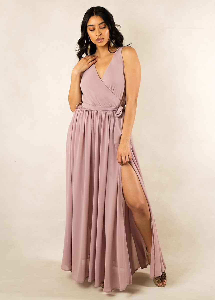 Miriam Bridesmaid Dress in Woodrose Product Image