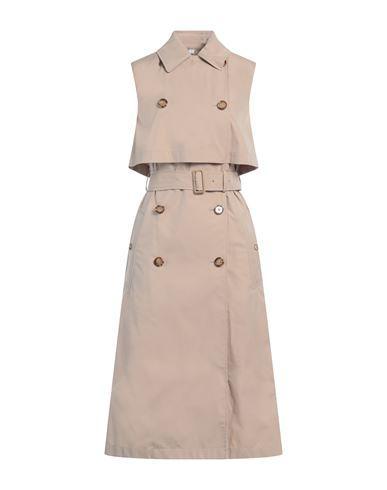 BURBERRY Woman Overcoat & Trench Coat Beige Size 6 Cotton, Polyester Product Image