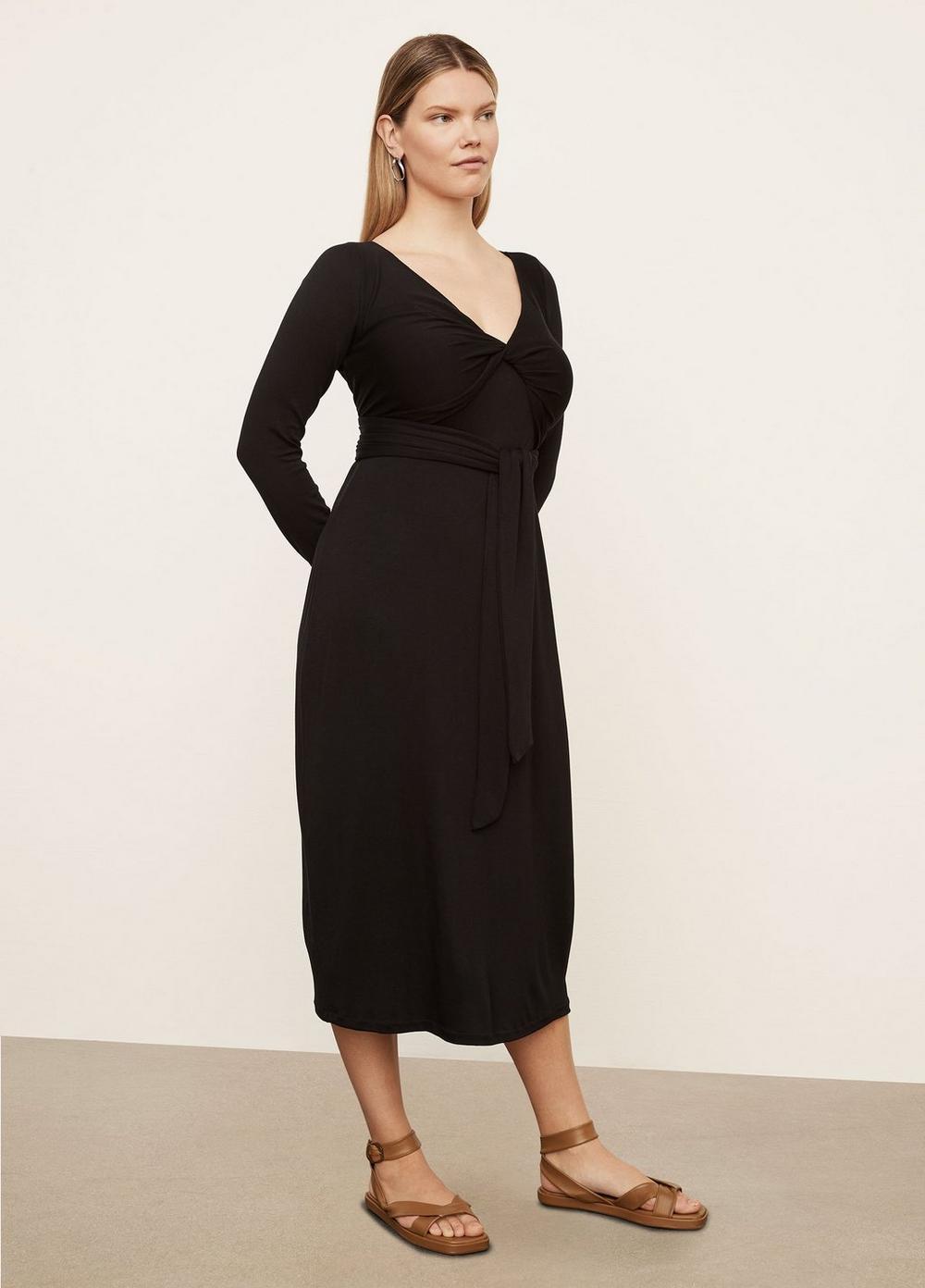 Long Sleeve Wrap Dress Product Image