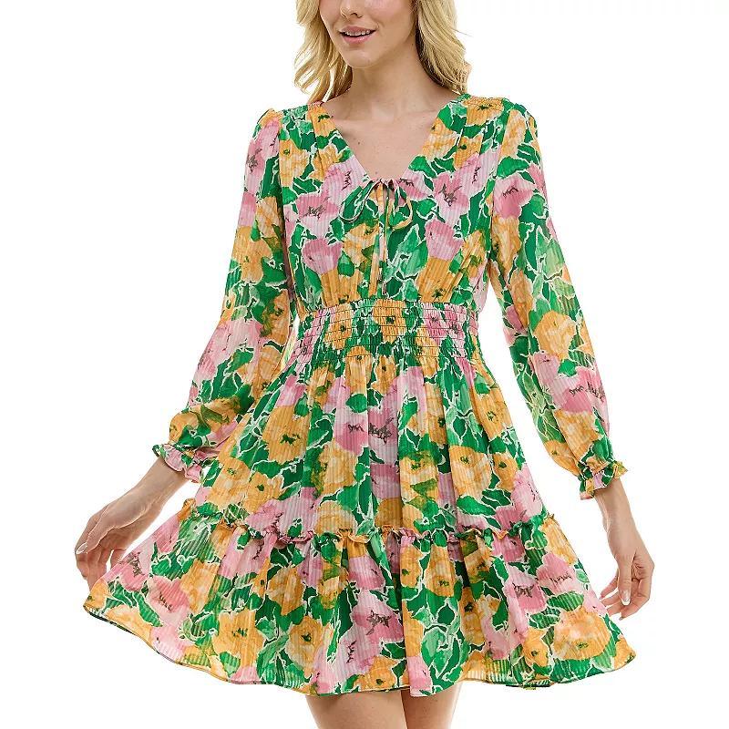 Womens Taylor Fit & Flare Mini Dress Product Image