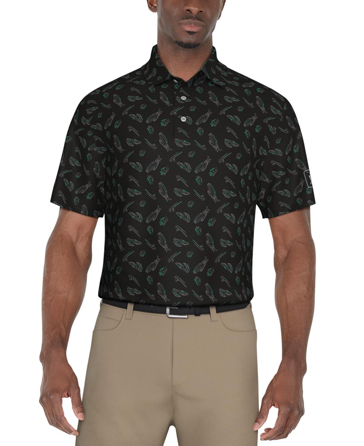 Pga Tour Mens Golf Bag Graphic Polo Shirt Product Image