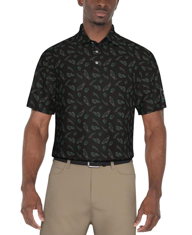 Pga Tour Mens Golf Bag Graphic Polo Shirt Product Image