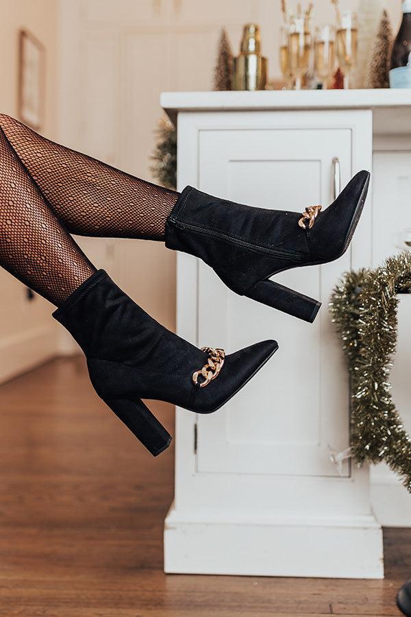 The Nessa Faux Suede Bootie Product Image