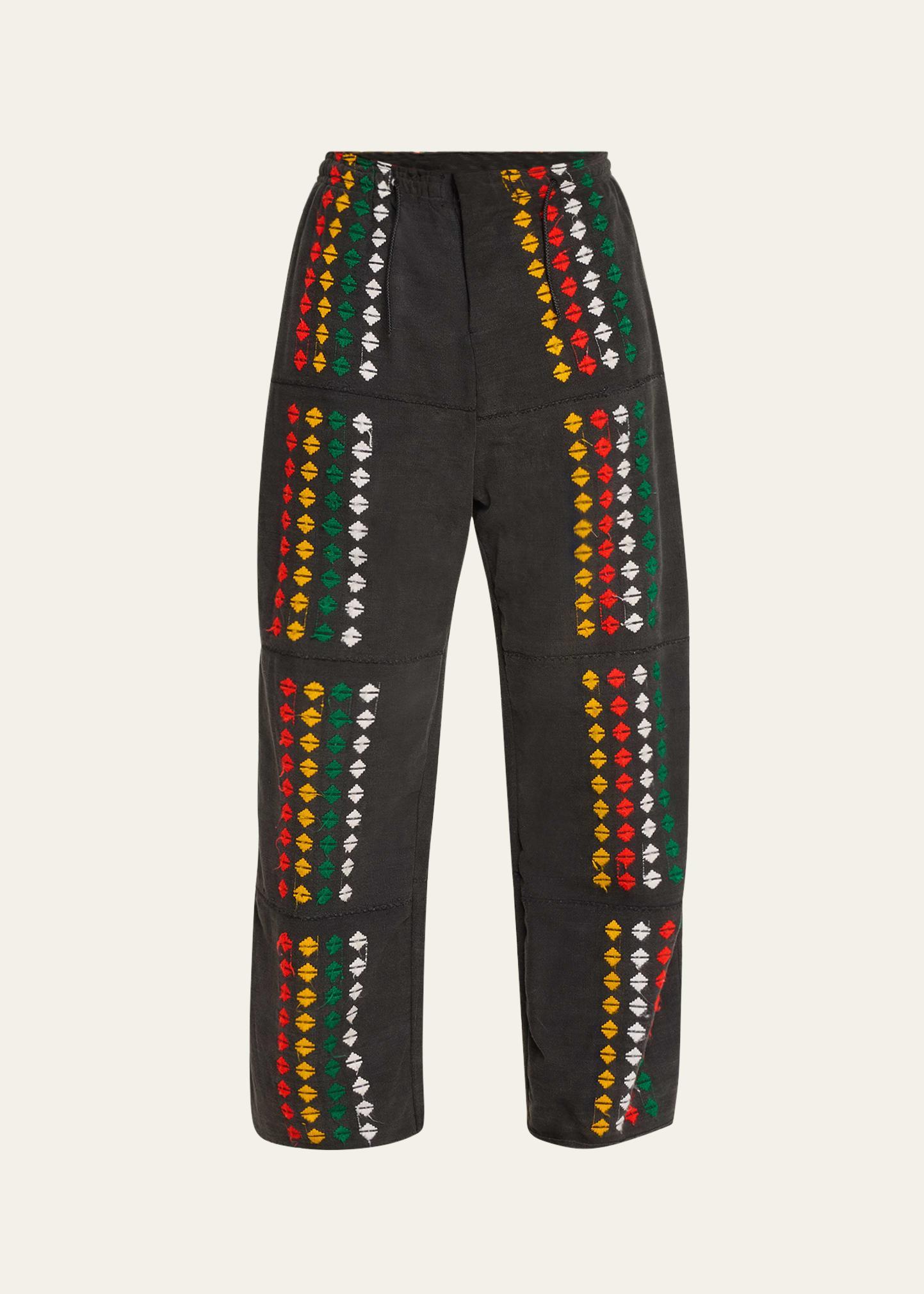 Mens Embroidered Kwaku Pants Product Image