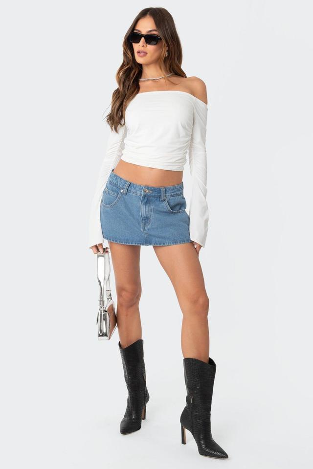 Corey Off The Shoulder Gathered Top Product Image