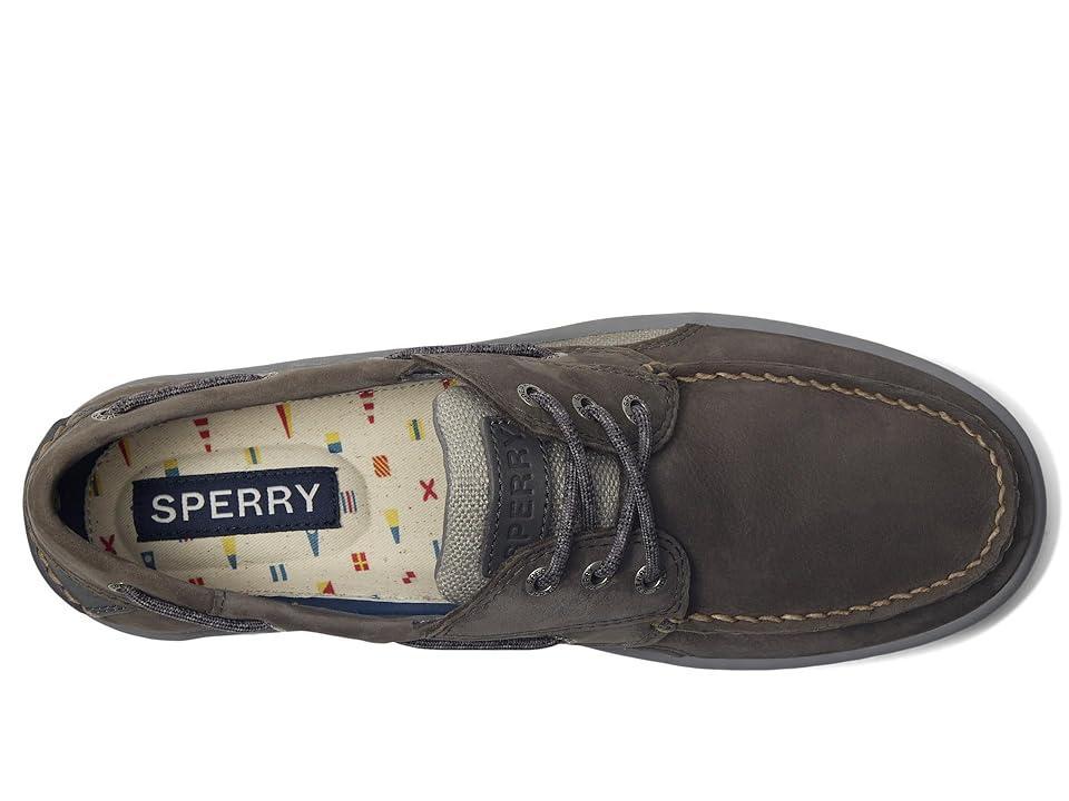 Sperry Billfish 3-Eye (Grey Nubuck) Men's Lace up casual Shoes Product Image