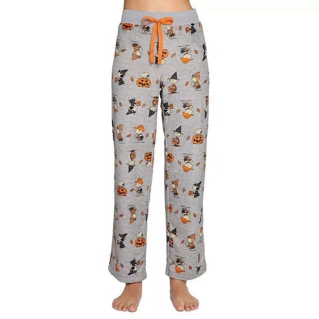 Peanuts Womens Halloween Sueded Fleece Pajama Pants Product Image