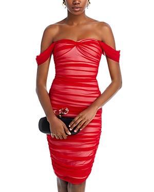 Norma Kamali Walter Dress in Red Product Image