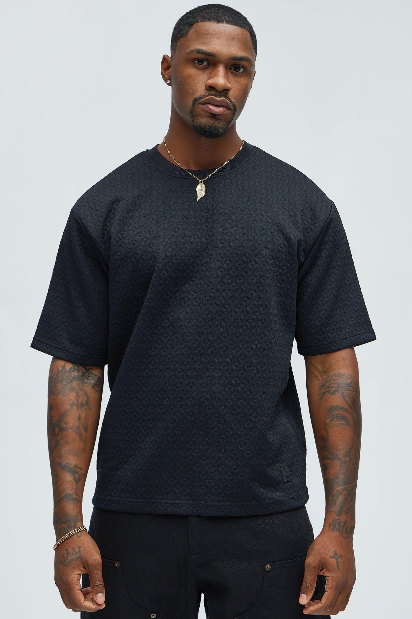 Reason With Textured Tee - Black product image