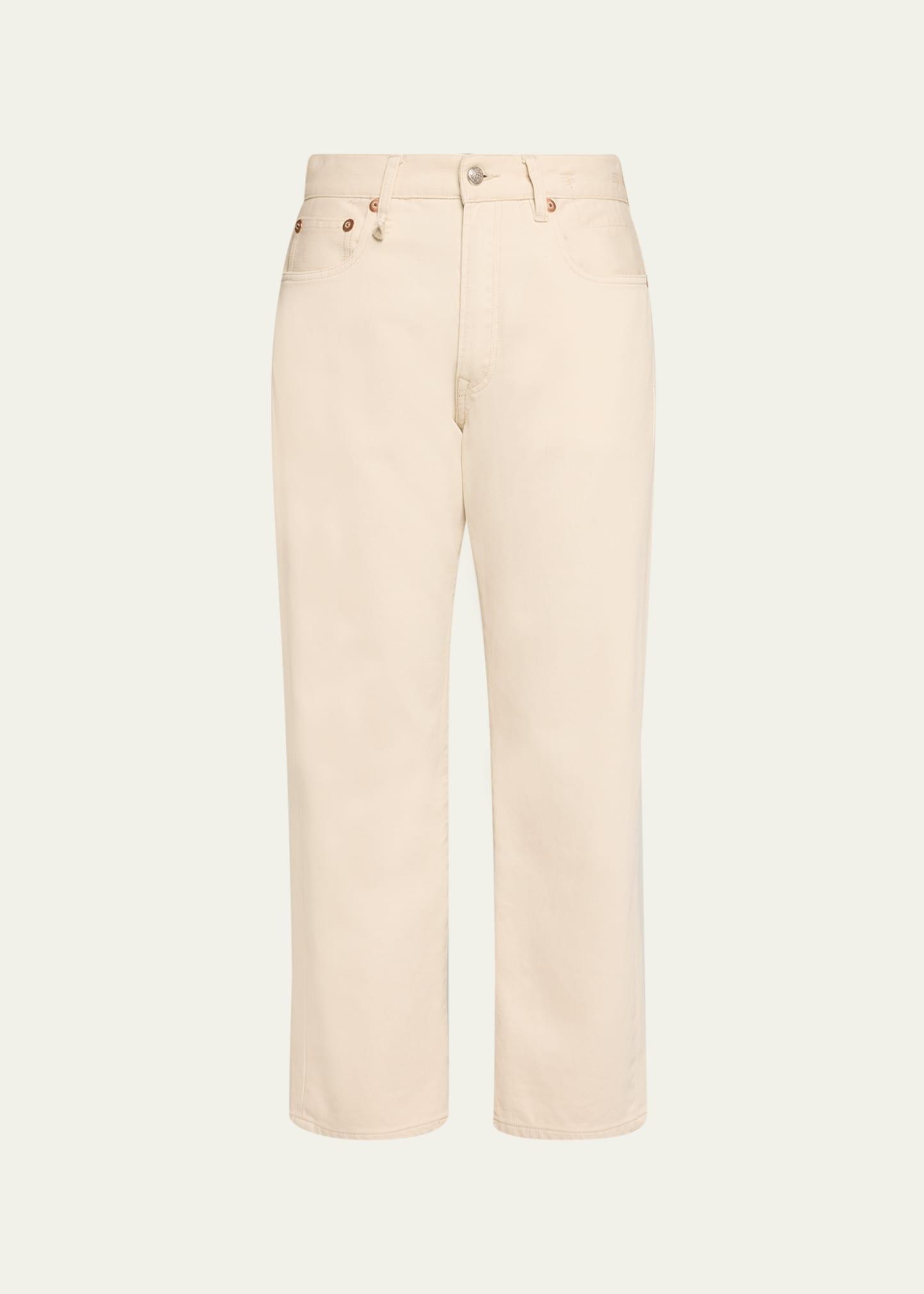 Boyfriend Straight Cropped Jeans Product Image