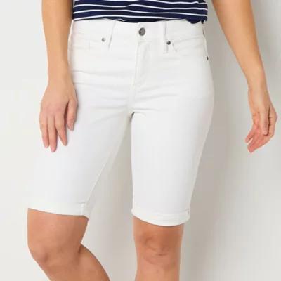 St. John's Bay Womens Mid Rise Bermuda Short Product Image