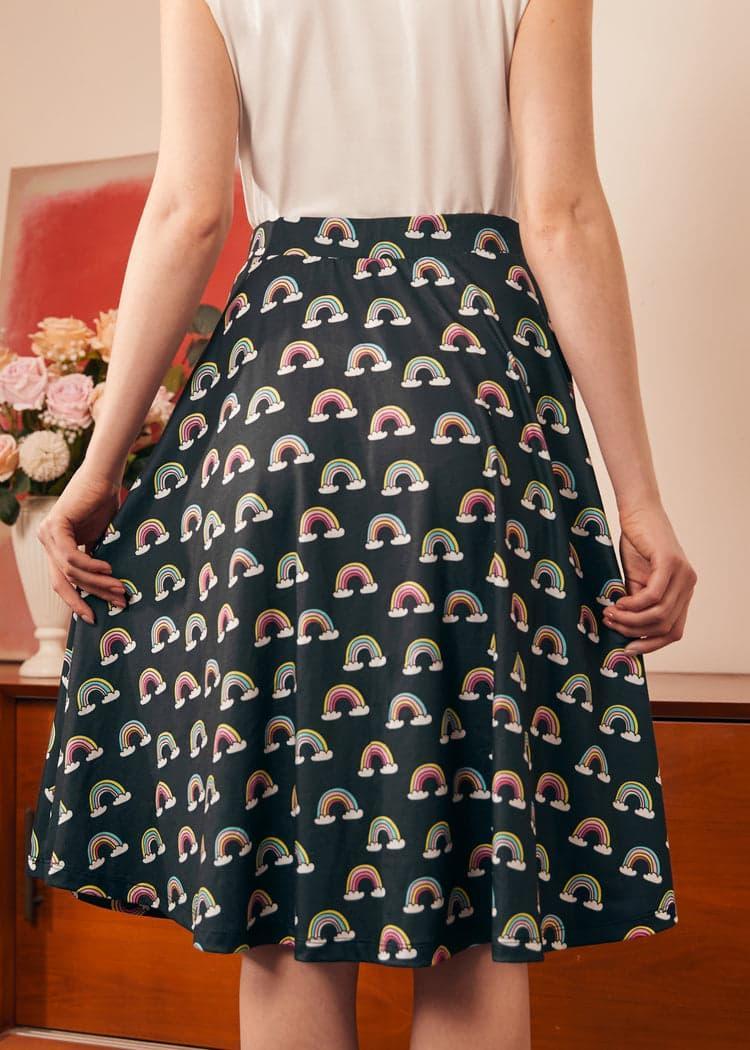 Excellence Attained Knit A-Line Skirt Product Image