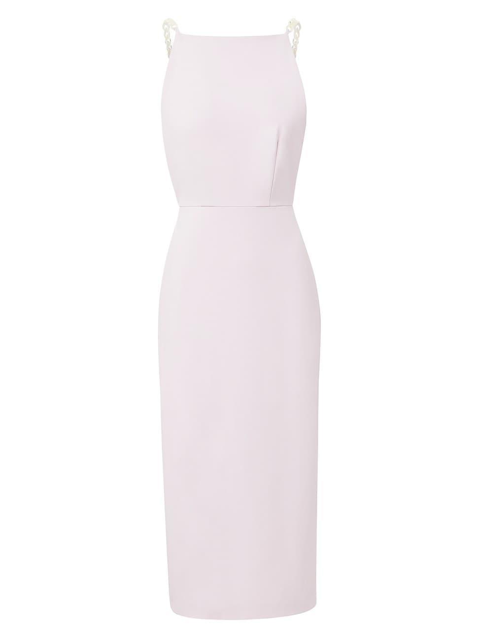 Womens Reese Square-Neck Sleeveless Midi-Dress Product Image