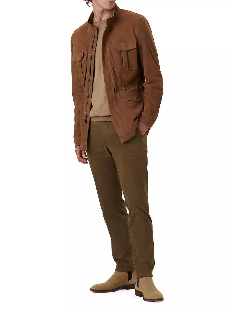 Leather Field Jacket Product Image