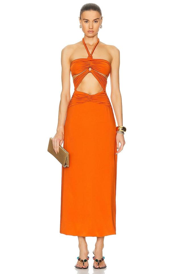 Maygel Coronel Migramah Dress Orange.. Product Image