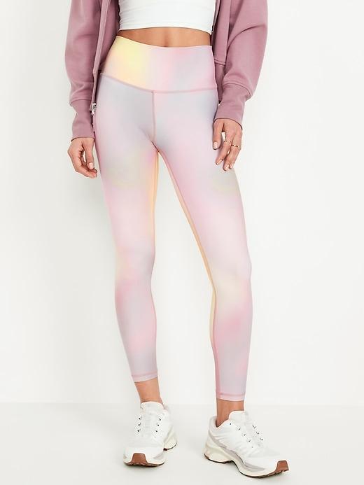 High-Waisted PowerSoft 7/8 Leggings Product Image