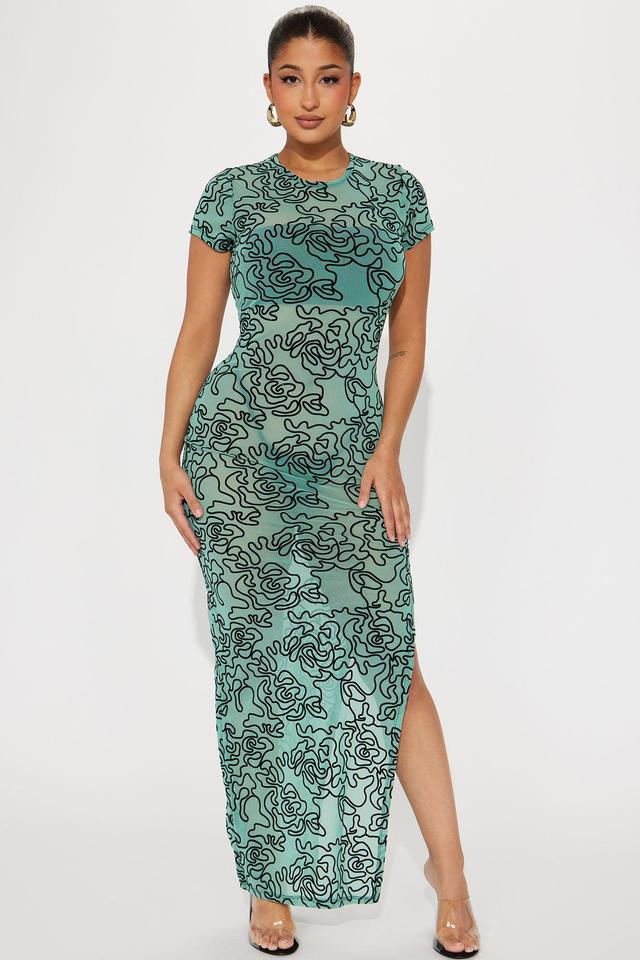 Kelli Maxi Dress - Sage Product Image