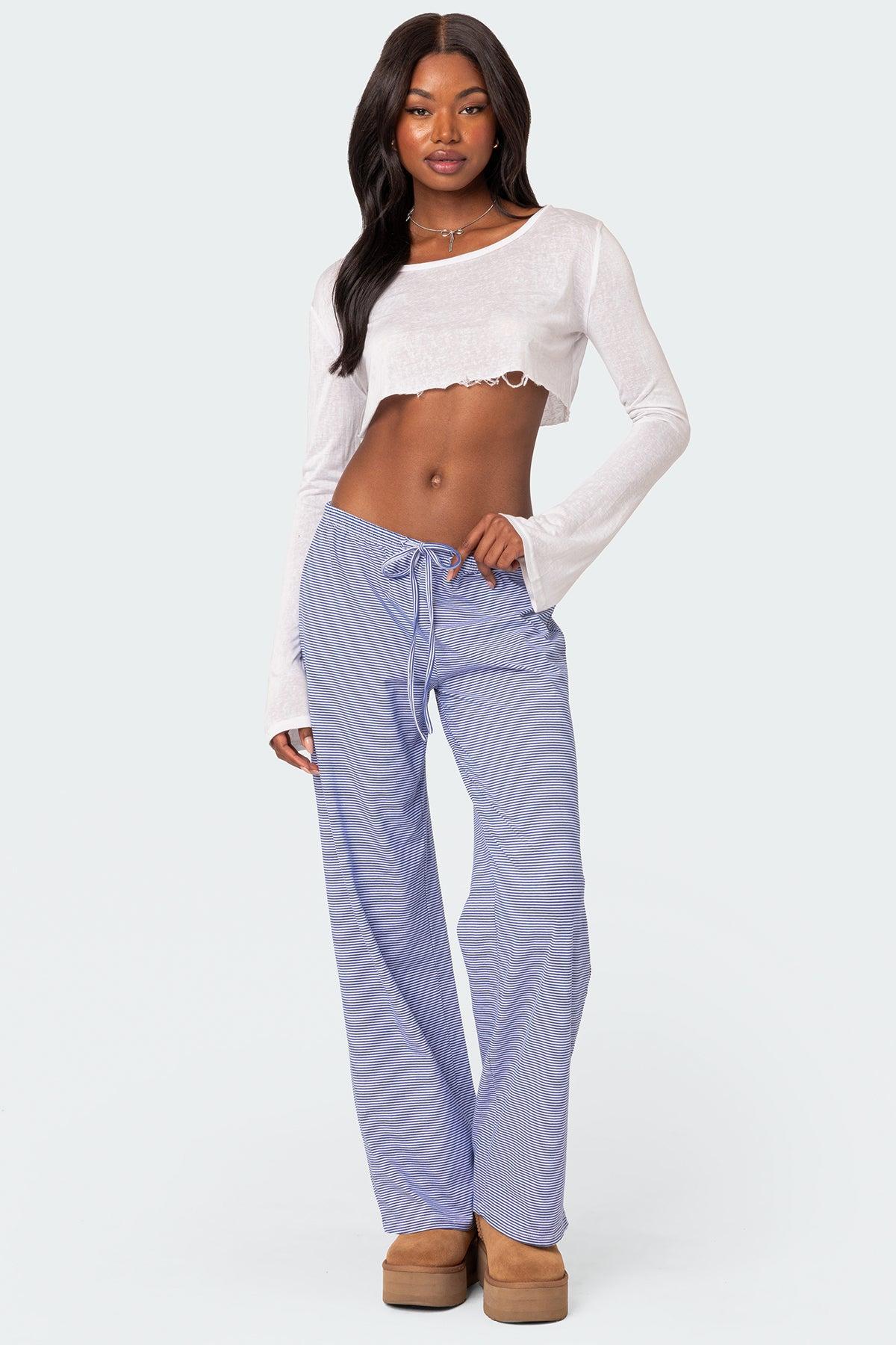 Olivia Striped Loose Fit Pants product image