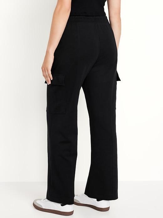 High-Waisted Dynamic Fleece Cargo Pants Product Image