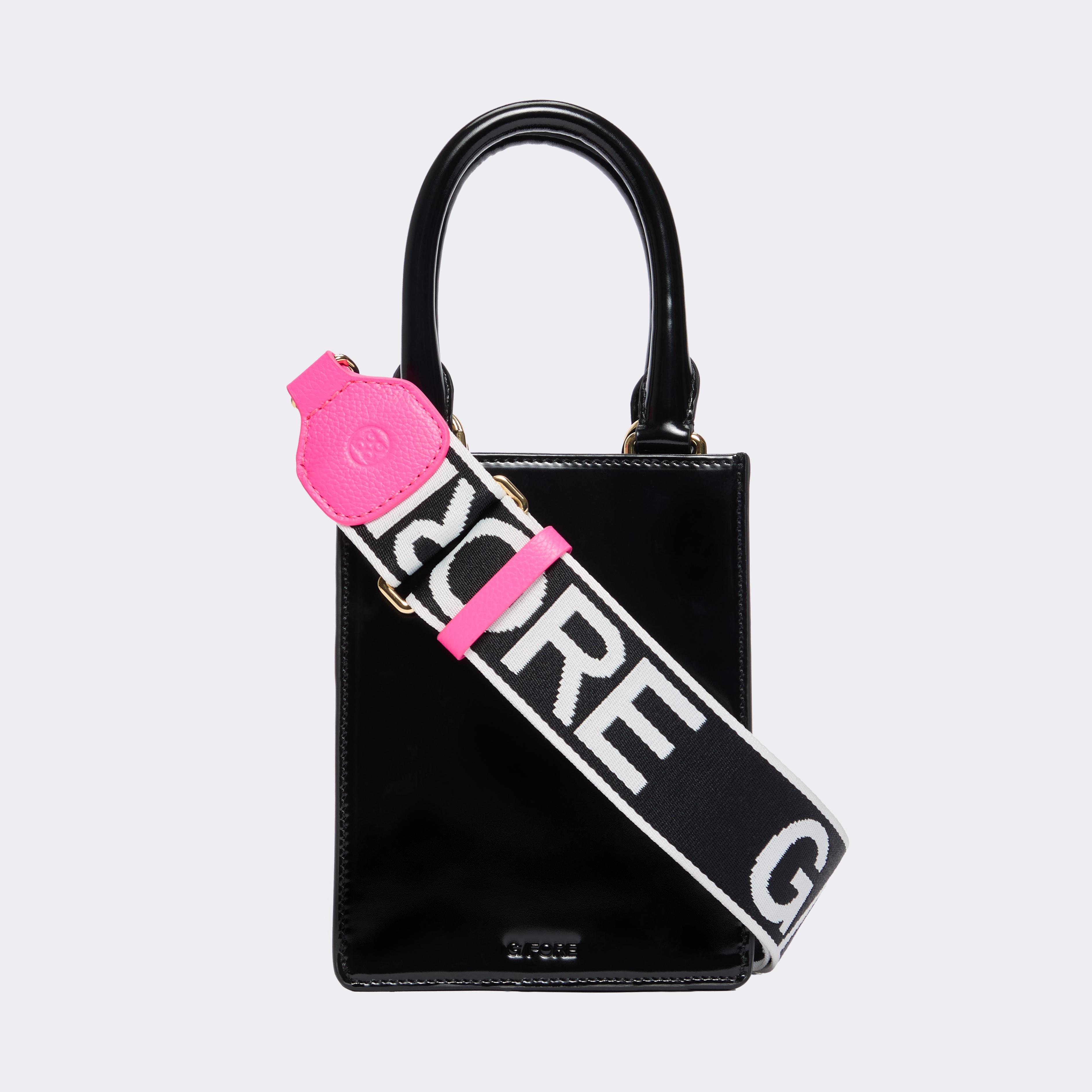 METAL TEES GLOSSY LEATHER MINI TOTE Product Image