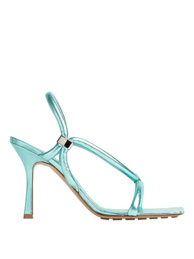 Stretch Slingback Sandal In Turquoise Product Image