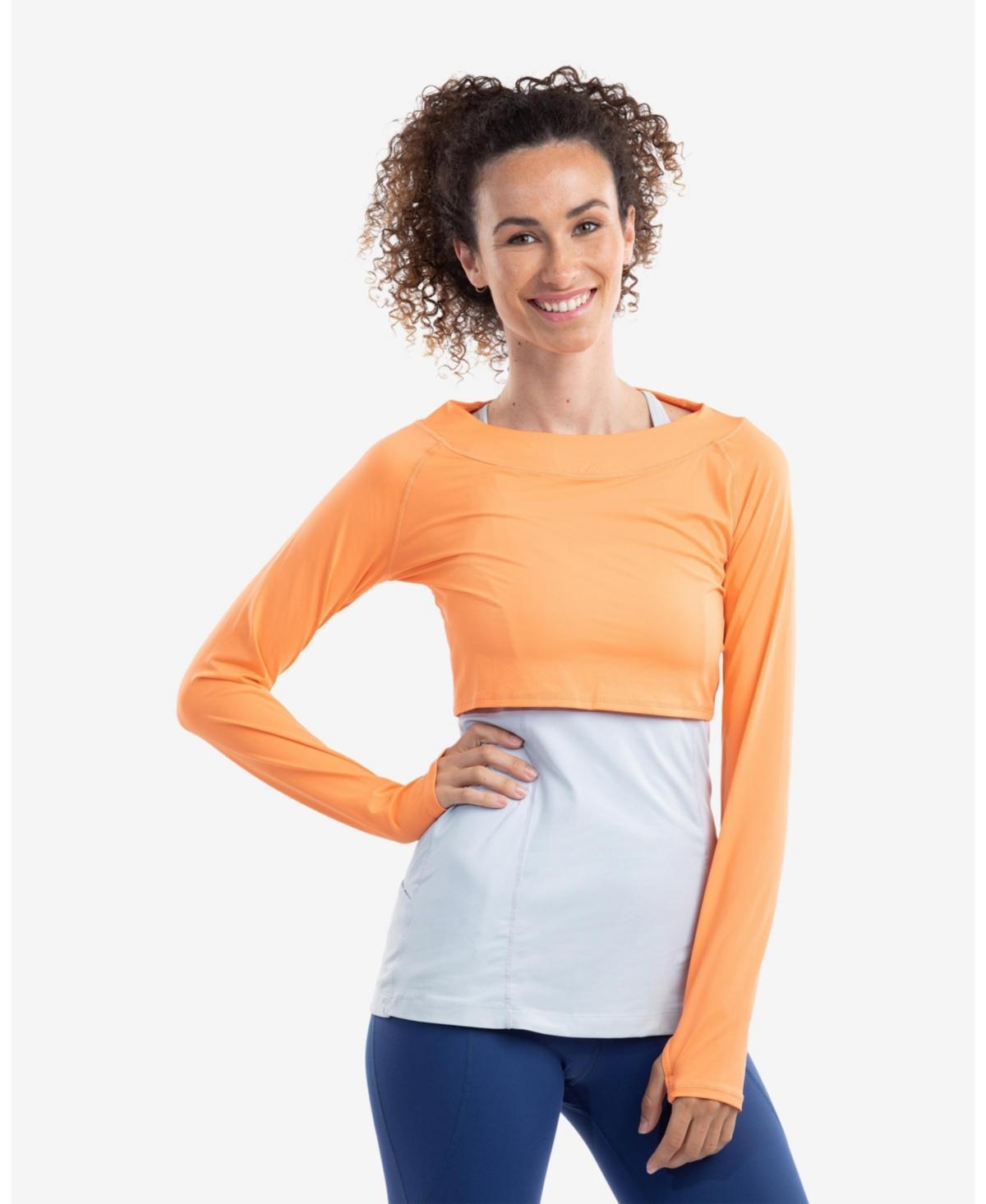 Womens Sun Protective Crop Top Product Image